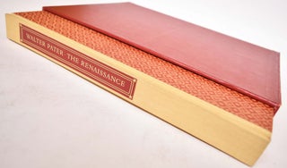 Item #174268 The Renaissance: Studies in Art and Poetry. Walter Pater