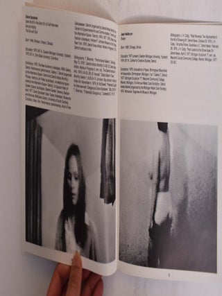 New Video and Performance Art in Detroit; Works in Progress V, The Detroit Institute of Arts, 1978