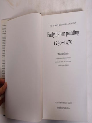 Early Italian Paintings: 1290-1470; The Thyssen-Bornemisza Collection