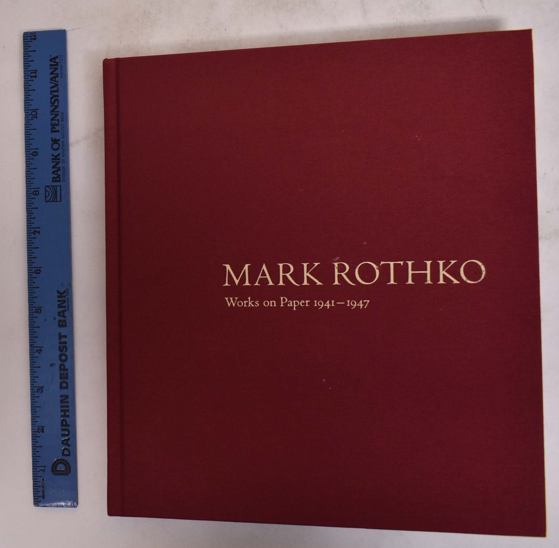 #034;MARK ROTHKO WORKS ON PAPER" RARE 1984 1ST EDTN