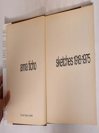 Item #174759 Anna Ticho: Sketches, 1918-1975. Yona Fischer