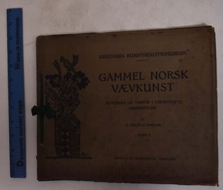 Item #174770 Gammel Norsk Vaevkunst: Putetraek OG Taepper I Farvetrykte Gjengivelser Mappe II. H....