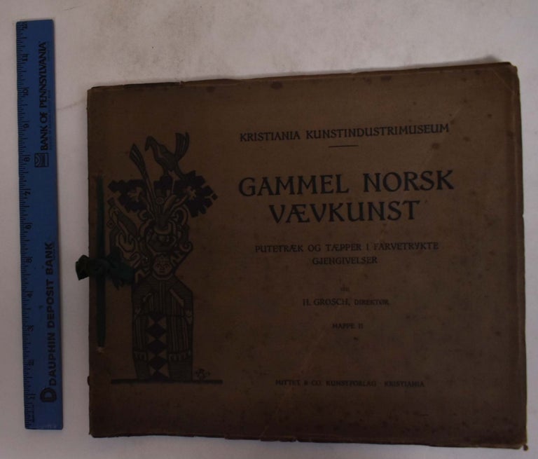 Item #174770 Gammel Norsk Vaevkunst: Putetraek OG Taepper I Farvetrykte Gjengivelser Mappe II. H. Grosch.