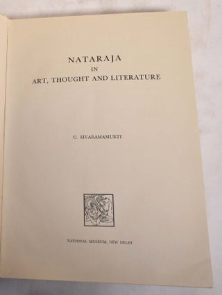 Nataraja In Art, Thought And Literature