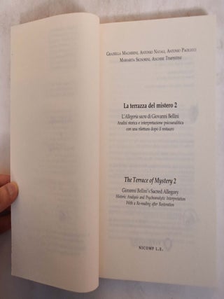 La Terrazza del Mistero 2: L'Allegoria Sacra di Giovanni Belin: Analisi Storica e Interpretazione Psicoanalitica con una Ri