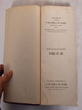 Item #175223 The Very Notable Tolentino Collection: Italian And French Gothic And Renaissance...