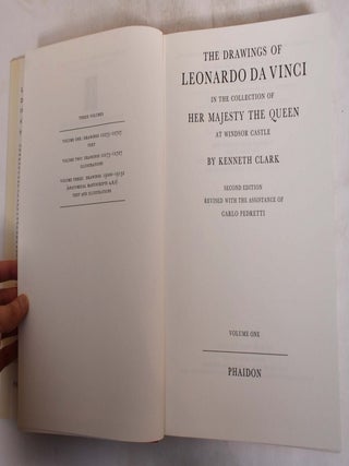 The Drawings of Leonardo da Vinci in the Collection of Her Majesty the Queen at Windsor Castle, Three Volume Set
