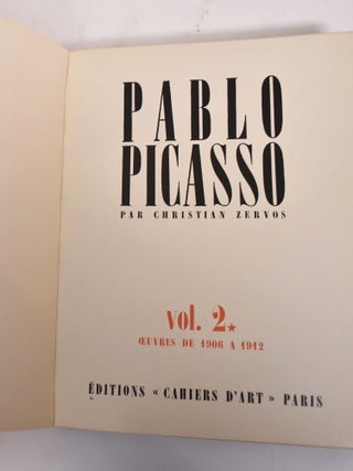 Pablo Picasso, Volume 2, Part 1 Oeuvres de 1906 a 1912