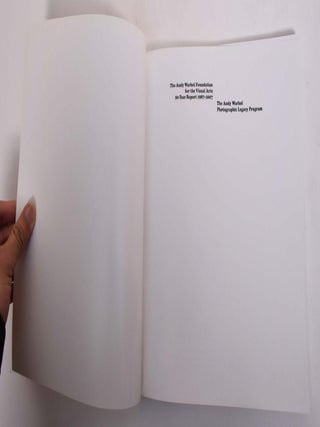 Item #175549 The Andy Warhol Foundation for the Visual Arts 20-Year Report, 1987-2007: The Andy...