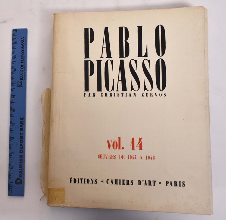 Item #175643 Pablo Picasso, Volume 14, Oeuvres de 1944 a 1946. Christian Zervos.