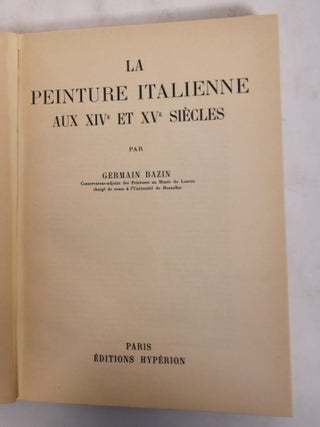 La peinture italienne aux XIVème et XVème siècles