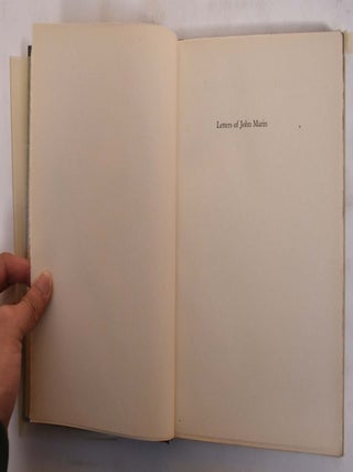 Item #175762 Letters of John Marin. John Marin, Herbert J. Seligmann