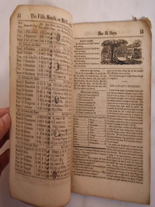 The United States Almanack, For the Year of our Lord 1851; being the third after bissextile, or leap year; containing 365 days: and after the 4th of July, the 75th of American independence. Arranged after the system of the German calendars. Containing the rising, setting, and eclipses of the sun and moon; the phases, signs, and southings of the moon; the aspects of the planets, with the rising, setting, and southing of the most conspicuous planets and fixed stars; the times of high water at Philadelphia; the equation of time, and other miscellanies, &c.,