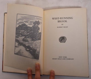 Item #175855 WEST-RUNNING BROOK. Robert Frost
