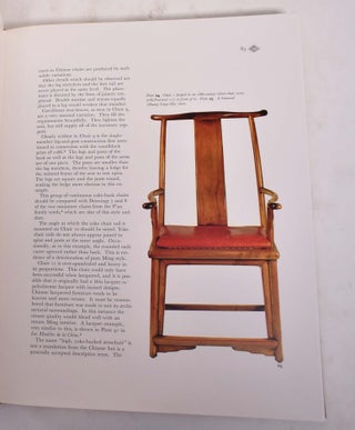 Chinese Furniture: Hardwood Examples of the Ming and Early Ch'ing Dynasties