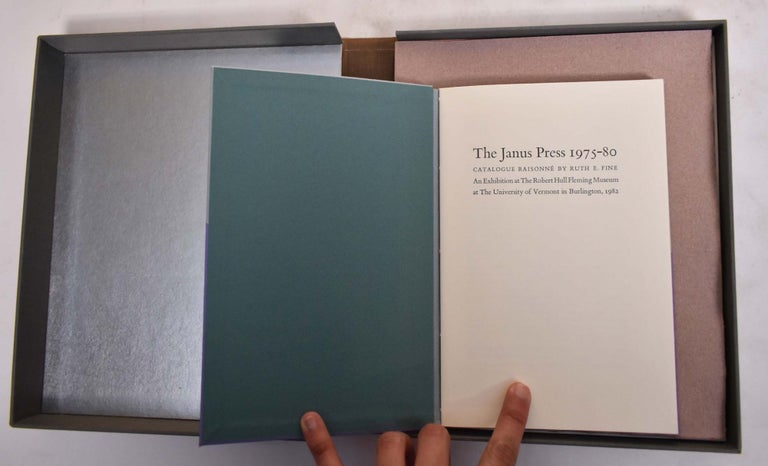 Item #176023 The Janus Press Silver Anniversary Miscellany: 1955-1980. E. Ruth Fine.