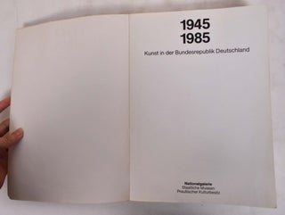 Kunst in der Bundesrepublik Deutschland, 1945-1985