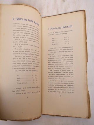 A Fabrica da Vista Alegre: Two Part Set, O Livro Do Seu Centenario; Apendice Ao Livro Do Seu Centenario; 1824-1924