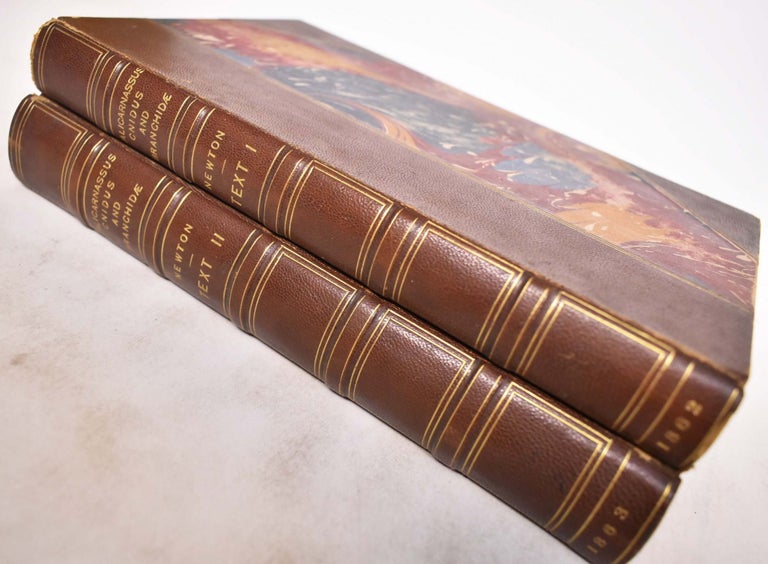 Item #176457 A history of discoveries at Halicarnassus, Cnidus, and Branchidæ. Vol. II. Part 1 and Part 2 (2 physical volumes). C. T. newton, R P. Pullan.