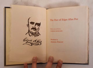 Item #176505 The Face of Edgar Allan Poe. Antonio Frasconi