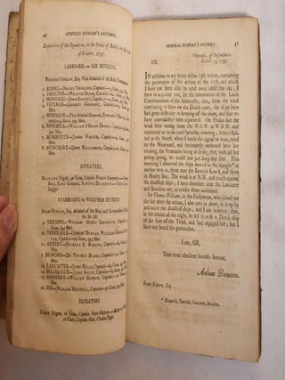 The British Flag Triumphant! Or the Wooden Walls of Old England: Being Copies of the London Gazettes, Containing the Accounts of the Great Victories and Gallant Exploits of the British Fleets, During the Last and Present War; Together with Correct Lists of the Admirals and Captains n the Several Engagements: To Which is Prefixed, an Address to the Officers, Seamen, and Marines, of His Majesty's Fleets.