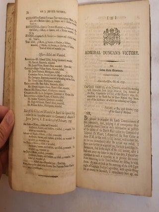 The British Flag Triumphant! Or the Wooden Walls of Old England: Being Copies of the London Gazettes, Containing the Accounts of the Great Victories and Gallant Exploits of the British Fleets, During the Last and Present War; Together with Correct Lists of the Admirals and Captains n the Several Engagements: To Which is Prefixed, an Address to the Officers, Seamen, and Marines, of His Majesty's Fleets.