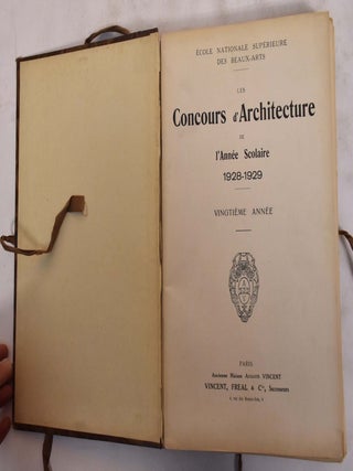Item #176522 Ecole nationale des Beaux-Arts. Les Concours d'architecture de l'année scolaire...