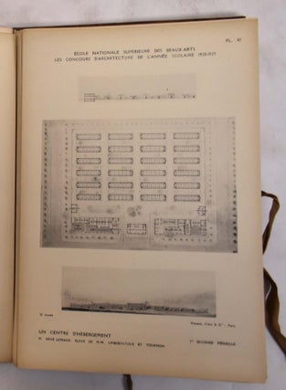 Ecole nationale des Beaux-Arts. Les Concours d'architecture de l'année scolaire 1928-1929 20e annee