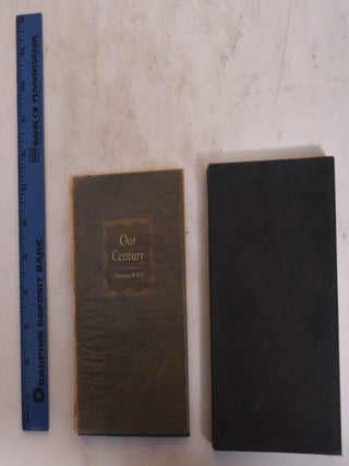 Item #176554 Our Century: A Play in Three Scenes. Thornton Wilder