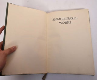 Shakespear's Works: 1, The Poems