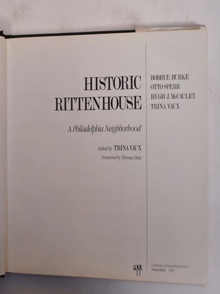 Historic Rittenhouse: A Philadelphia Neighborhood