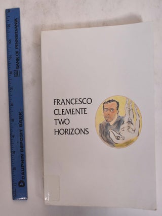 Item #176708 Francesco Clemente: Two Horizons. Tatsumi Shinoda, Henry Geldzahler