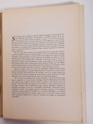 Les Meubles de la Chine Cinquante-Quatre Plances Precedess D'une Introduction et D'une Table Descriptive