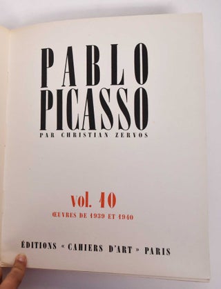 Pablo Picasso, Volume 10, Oeuvres de 1939 et 1940