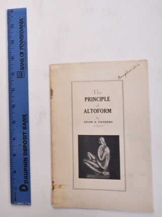 The Principle of Altoform. Adam A. Sanders.