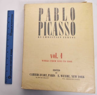 Item #176933 Pablo Picasso: Volume 1, Works from 1895 to 1906. Christian Zervos