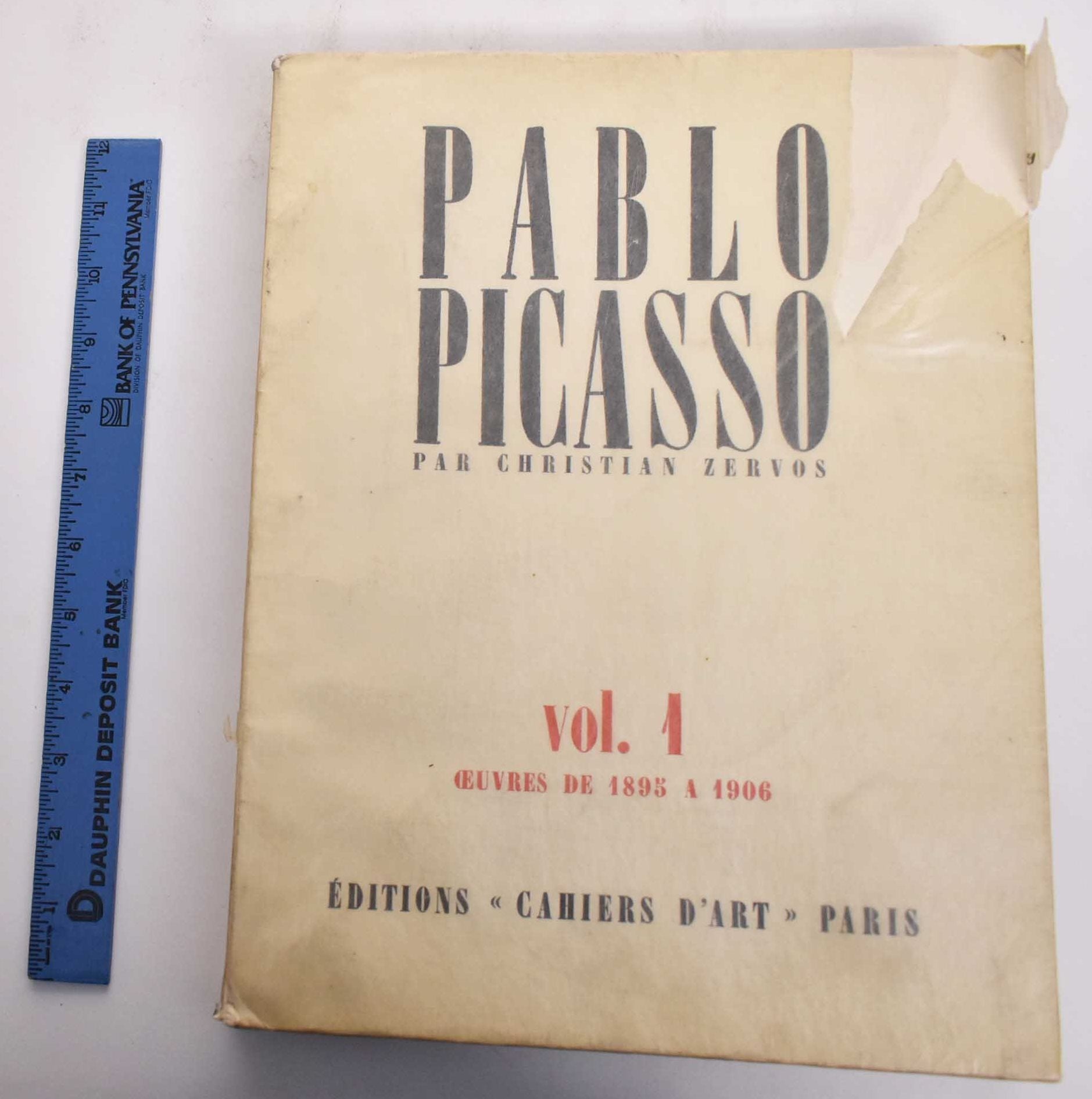 Pablo Picasso, Volume 1, Oeuvres de 1895 a 1906 | Christian Zervos