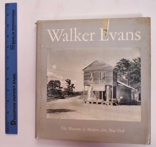 Item #176972 Walker Evans. Walker Evans, John Szarkowski, photographer, writer of intro