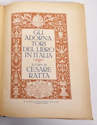 Gli Adornatori Del Libro in Italia, Volume V