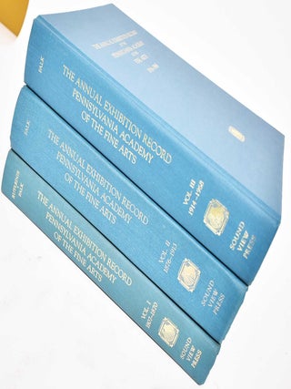 Item #177001 The Annual Exhibition Record of the Pennsylvania Academy of the Fine Arts (3-Volume...