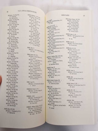The Annual Exhibition Record of the Pennsylvania Academy of the Fine Arts (3-Volume set) : Vol. I 1807-1870; Vol. II 1876-1913; Vol. III 1914-1968