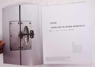 Design Vienna and the Wiener Werkstatte