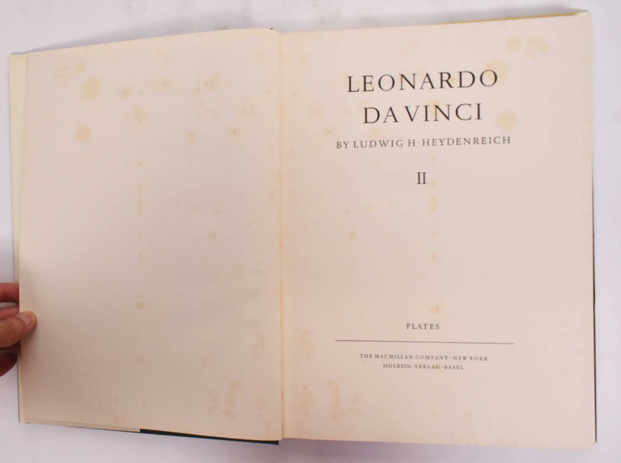 Leonardo Da Vinci, In Two Volumes | Ludwig H. Heydenreich