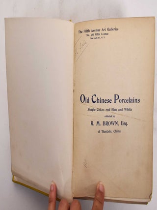 Item #177193 Collection of Chinese Porcelain Auction Catalogues, 18 bound in 1 volume