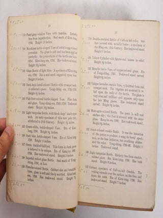 Collection of Chinese Porcelain Auction Catalogues, 18 bound in 1 volume