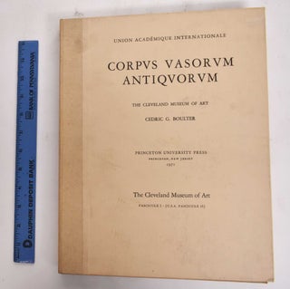 Item #177210 Corpus Vasorum Antiquorum: United States of America, Cleveland Museum of Art...