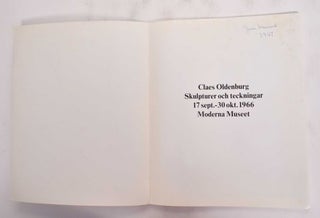 Claes Oldenburg: Skulpturer och Teckningar