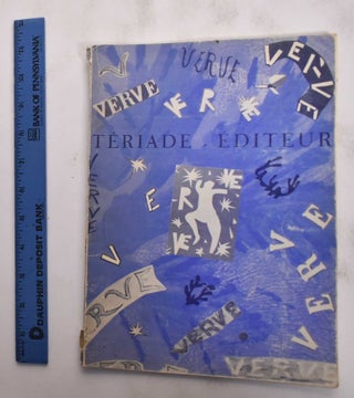 Item #177260 Tériade éditeur, Revue Verve: Exposition du 6 Febrier au 12 Mars 1960. Hans Bollinger