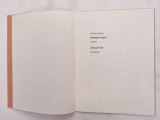 Ablagerungen: Gedichte, Signed Edition