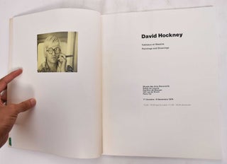 Item #177305 David Hockney: Tableaux et Dessins, Paintings and Drawings. Stephen Spender
